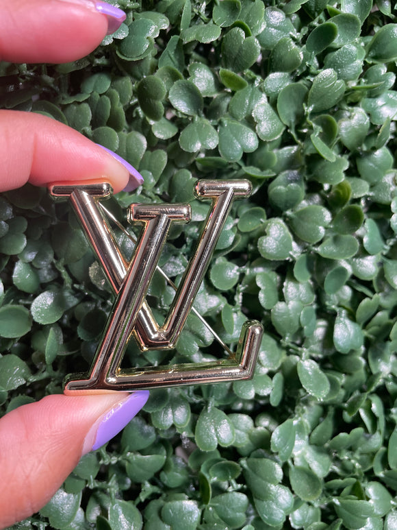 Gold LV pin