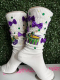 Mardi Gras Socks