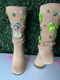 Princess Tiana brown socks
