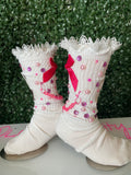 Brown skin girl junk socks