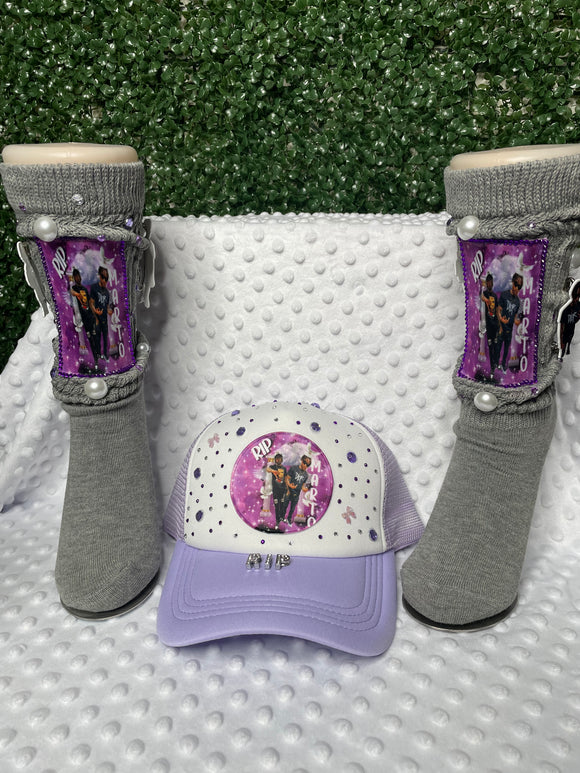 Memorial Sock and Hat Set