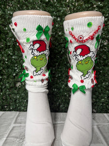 Mr. Grinch Junk Socks