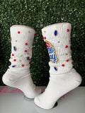 NY Game day socks