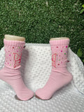 Basic Breast Cancer Junk Socks