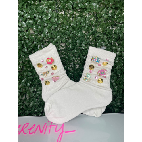 White Pin socks ONLY